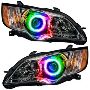 Subaru Legacy Headlight Assemblies - ORACLE Lighting - SMD Pre-Assembled with Halo Technology - ColorSHIFT - `08-`09